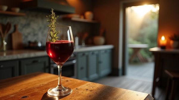 Savourer un vin rouge sans alcool avec des arômes riches