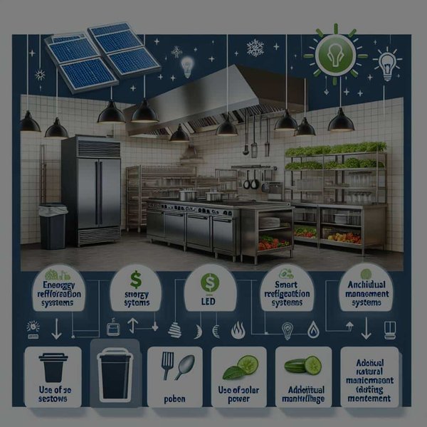 Quelles stratégies utiliser pour améliorer l'efficacité énergétique dans la cuisine d'un grand restaurant ?