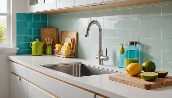 Porte éponge : le secret d'une cuisine ordonnée et de l'éponge toujours propre